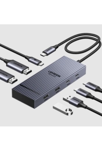 UGREEN Revodok Pro 7-IN-1 10 Gbps Dual 4K-60Hz USB-C Hub