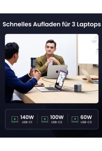 UGREEN Nexode 300 W 5-Ports PD GaN Schnellladegerät