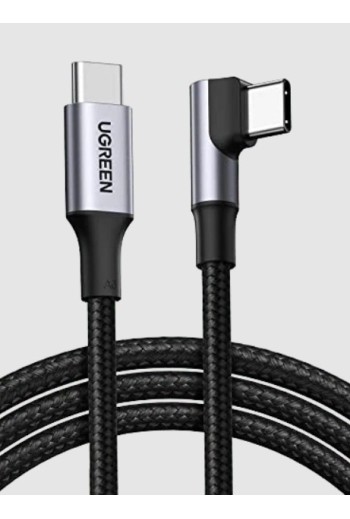 UGREEN 100 W USB-C auf USB-C Ladekabel (Winkel 90 Grad)