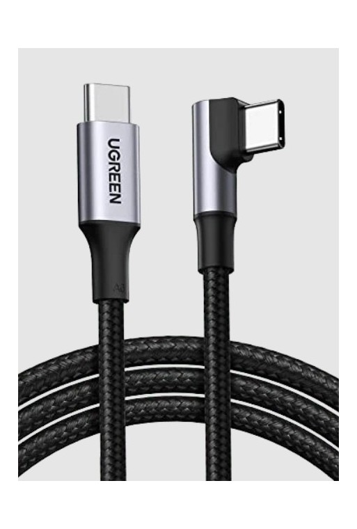 UGREEN 100 W USB-C auf USB-C Ladekabel (Winkel 90 Grad)