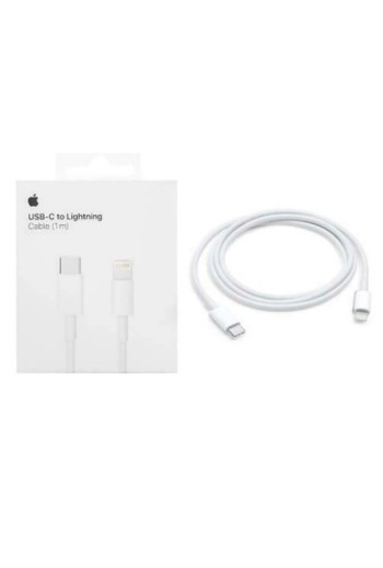 Apple iPhone 15 - 14 - 13 - 12 - 11 Original Ladegerät - 20W USB-C Power Adapter (Netzteil) + 1m Lightning to USB-C Ladekabel - 