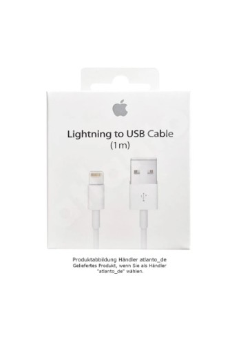 Apple MD818ZM/A Lightning Lade Datenkabel iPhone 6 6S Plus, 5 5S 5C, iPad 4 Air iPod 5