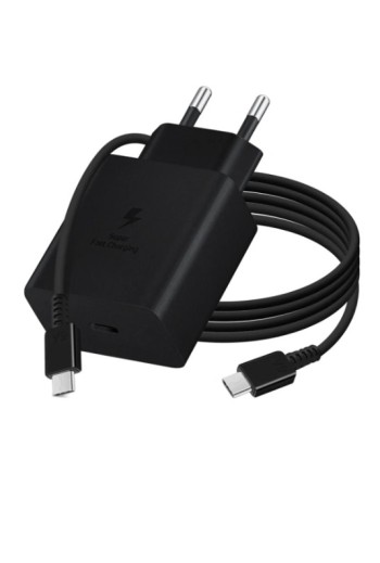 Samsung Schnellladegerät 45W mit USB-C-Ladekabel 1m schwarz