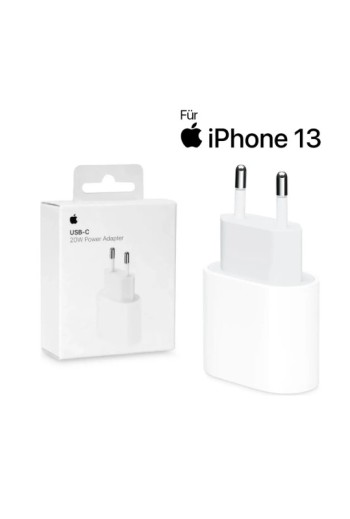 Apple 20W Power Adapter Ladegerät USB-C für iPhone 11, 12, 13 Pro Max, 14 Pro Max