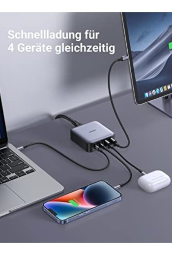 UGREEN Nexode 65 W USB-C GaN PD Ladegerät 4-Ports