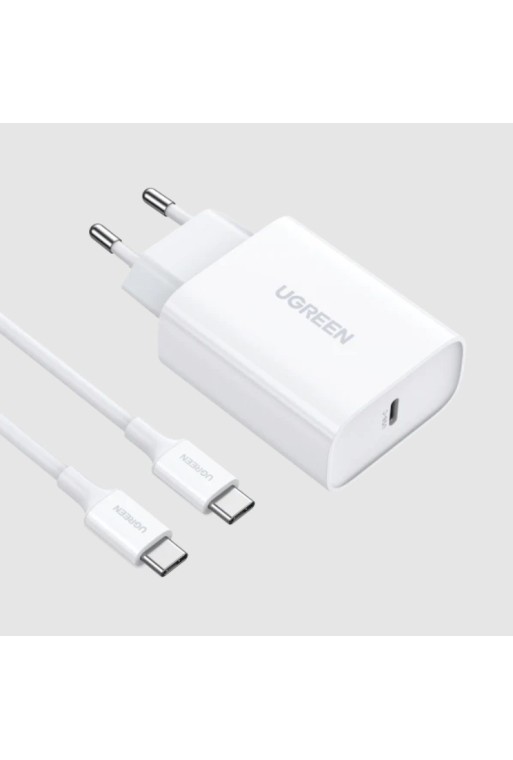 UGREEN 30 W USB-C PPS PD 3.0 Ladegerät mit USB-C Ladekabel (1 M)