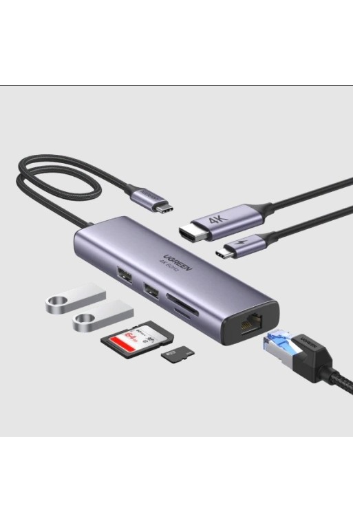 UGREEN Revodok 7-IN-1 4K@60Hz HDMI USB-C Hub