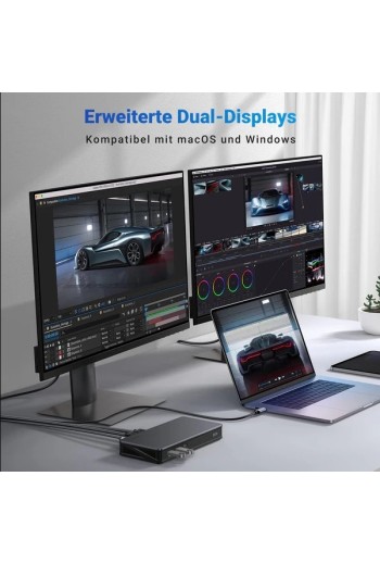 Revodok Pro 209 Dual Display 9-IN-1 4K Dockingstation