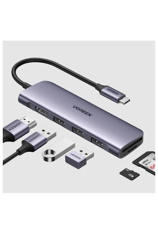 4K HDMI 6-IN-1 USB-C Hub
All-in-One-USB-C-Hub