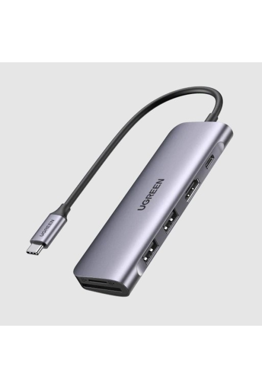 Revodok 6-IN-1 USB-C Hub mit 4K HDMI, USB 3.0,TF/SD