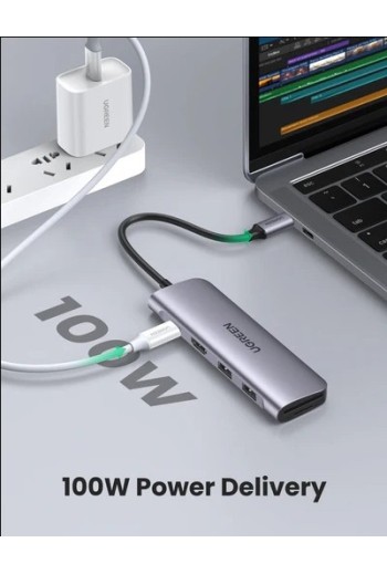 Revodok 6-IN-1 USB-C Hub mit 4K HDMI, USB 3.0,TF/SD