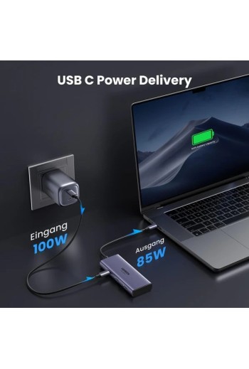 Revodok Pro 206 USB-C Dockingstation mit Dual HDMI
6-IN-1 Konnektivität