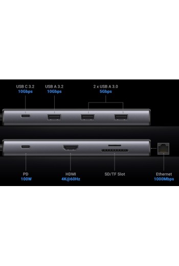 Revodok Pro 109 4K@60Hz 9-IN-1 Dockingstation