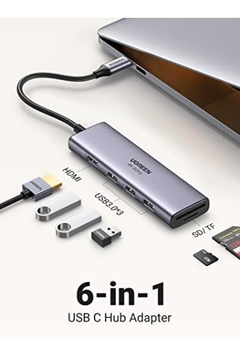 UGREEN 6-IN-1 4K@60Hz USB-C Hub