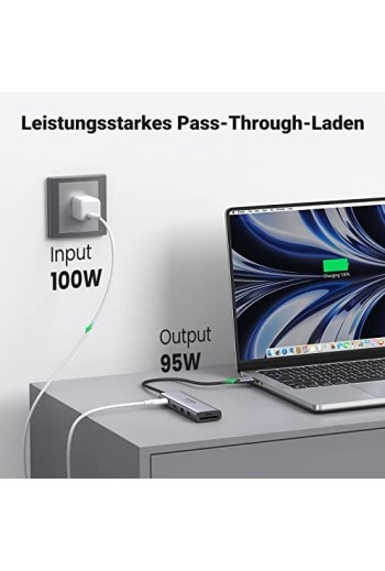 UGREEN 6-IN-1 PD 100 W 4K@60Hz USB-C Hub