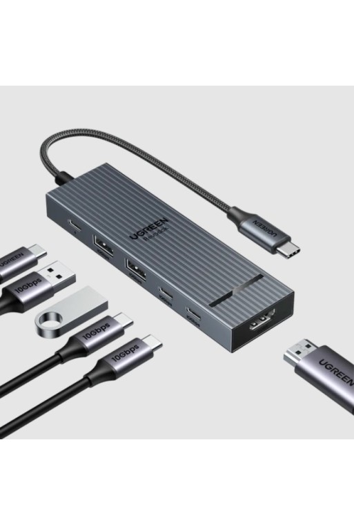 UGREEN Revodok Pro 6-IN-1 10Gbps 4K@60Hz USB-C Hub